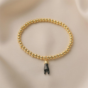 Nueva pulsera de gesto de <span class=keywords><strong>victoria</strong></span> de aceite de goteo de Color de Venta caliente, pulsera de energía de cuerda elástica de moda y versátil al por mayor - Product Image 3