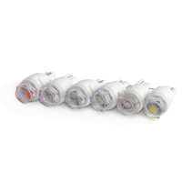 T10 194 W5W 3SMD 2835 LED Lentille Céramique Blanc Rouge Jaune Bleu Voiture LED Wedge Côté Plaque D'immatriculation Lumière Lampe DC 12V 24V Sourire Len
