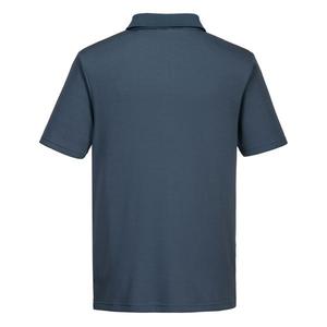 PORTWEST-Polo manches courtes DX410MBRM DX4 bleu mètre-EAN 5036108359011 TRAVAIL T-SHIRTS ET POLO - Product Image 2