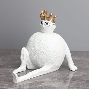 Contemporanea altra figurina simpatica pupazzo di neve per bambini scultura a buon mercato ornamenti moderni resina decorazione della <span class=keywords><strong>casa</strong></span> - Product Image 4