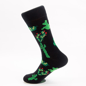 Calcetines de Algodón 200N con Diseños Variados: Cactus, Panda, Ballena, Pirata, Pulpo, Animales del Desierto y Marinos, Calcetines de Algodón Novedosos para Hombre, Regalo Casual - Product Image 4