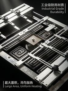 Nouvelle Station de Soudage à Air Chaud Intelligente 1200W en Acier Inoxydable Puissante pour Ordinateur Portable, Ordinateur de Bureau, <span class=keywords><strong>Xbox</strong></span>, PS3 et Réparation de Tous Types de Chipsets BGA - Product Image 3