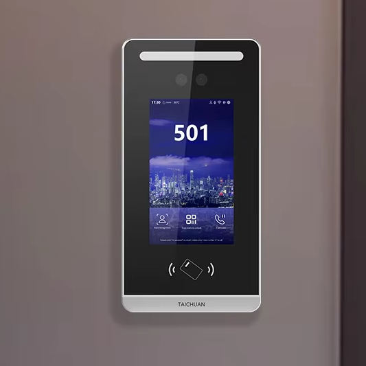 Video Door Phone with Face Recognition Stainless Steel 2MP Color Camera Tuya App Control for Apartment & Villa Unlock Intercom