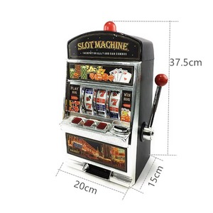 Machine de jeu créative <span class=keywords><strong>Casino</strong></span> Jackpot Slot Fun Coin 2-en-1 Machine tirelire Caisse d'épargne - Product Image 4