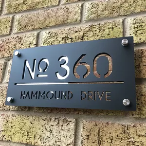 에나멜 문 번호판 도자기 보드 야외 집 번호 표지판