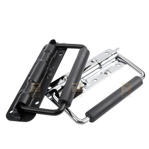 Stainless Steel Spring Handle 304 Cold Rolled Steel Durable Industrial Machinery Battery Box Folding Handle - Product Image 2