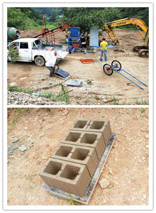 Pequeña máquina de fabricación de ladrillos completamente automática con tolva hecha en China - Product Image 5