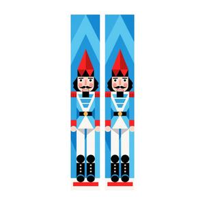 Nouveau Bannière de porte de Noël Père Noël, Couplet de Noël, Décoration de fête, Joyeux Noël, Bonhomme de neige, Rideau de Noël, Ornement du Nouvel An - Product Image 5