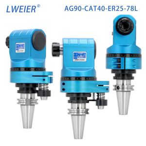 LWEIER Cabezal Angular AG90-CAT40-ER25-78 de Venta Caliente para Centro de Mecanizado, Fresado Lateral, Perforación y Roscado de Superficies - Product Image 2