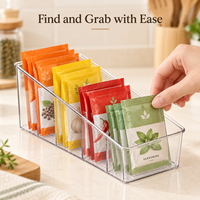 Boîte de rangement pour maquillage en plastique transparent à 4 niveaux, organiseur de cosmétiques de bureau, tiroir pour fards à paupières, rouges à lèvres, soins de la peau