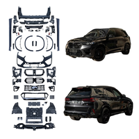 Kit de pare-chocs avant et arrière style X5M F95 avec diffuseur arrière et embouts d'échappement quadruples pour BMW X5 G05 LCI 2024 à 2026
