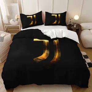 Wholesale 3D Digital Football Soccer Printed 100% Polyester Fabric CLUB Duvet Cover