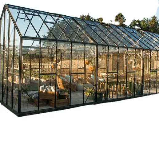 זכוכית בית חתונה Terrassendach Orangerie חממה