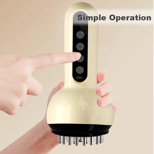 Tren baru bekam pijat vakum listrik portabel dengan terapi cahaya getaran kompres panas dan arus mikro, mudah digunakan - Product Image 3