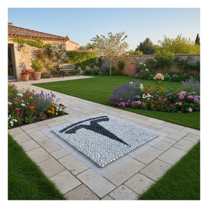 Mosaico de piedra Guijarro Mosaico Piedra Mosaico Arte | Instalación gratuita en países europeos - Product Image 3