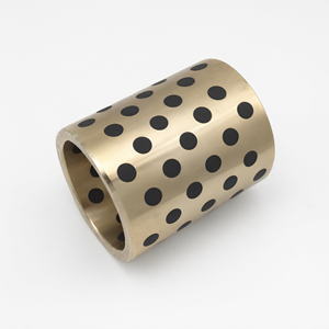 Douille en bronze à haute résistance JDB avec insert en graphite pour glissement à faible vitesse et charge lourde - Product Image 2