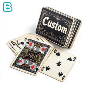 Tùy chỉnh chất lượng cao kích cỡ khác nhau in logo PVC và giấy chơi poker thẻ Poker chuyên nghiệp trò chơi bán buôn bán hàng - Product Image 1