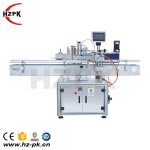 Bàn Xoay Chai Tự Động + Máy Chiết Rót Chất Lỏng Tự Động + Máy Dán Nhãn Vòng Tự Động Dây Chuyền Đóng Gói Tự Động Điện HZPK - Product Image 4