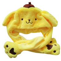 Chapeau en peluche à oreilles de lapin mobiles, en polyester et coton PP, unisexe, mignon, amusant, lumineux, accessoire de dessin animé, vente chaude