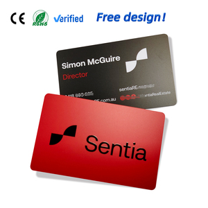 Chất lượng cao Matt bề mặt màu đen thẻ <span class=keywords><strong>PVC</strong></span> tại chỗ UV 4C in ấn với dải nam châm thẻ nhựa - Product Image 3