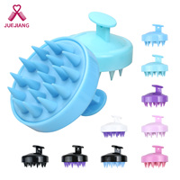 Brosse à cheveux super ionique TPE+ABS compacte, brosse de massage du cuir chevelu pour la croissance des cheveux, brosse de douche exfoliante