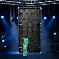 Écran LED P3.91 500x1000 pour location, armoire à entretien frontal, connexion rigide, affichage LED à moule privé