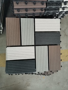 Dalles de terrasse emboîtables WPC tendance 2026, étanches, antidérapantes, à poser soi-même, pour jardin et balcon - Product Image 1