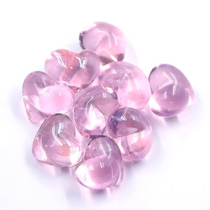 Ornamen Hati Kaca Murano Buatan Tangan Warna-warni Berlapis Merah, Hadiah Hari Valentine Grosir - Product Image 5