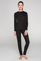 Ensemble de sous-vêtements longs pour femmes de haute qualité, turcs, thermiques, respirants, écologiques, doux et chauds, couleur kaki