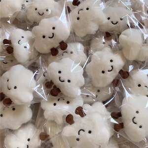 CHENXI Kawaii peluche nuages porte-clés pendentif suspendu ornement sac à dos porte-clés porte-clés Couple pendentif - Product Image 2