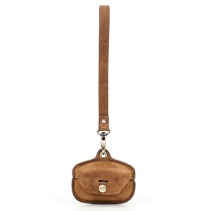 Étui de protection pour écouteurs en cuir Crazy Horse vintage avec cordon pour écouteurs sans fil Bluetooth Sony WF 1000XM4 - Product Image 5