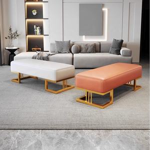 Taburete nórdico <span class=keywords><strong>de</strong></span> lujo para cambiar zapatos, banco para guardarropa, puerta, <span class=keywords><strong>pie</strong></span> otomano para dormitorio, <span class=keywords><strong>cama</strong></span>, ropa ligera, sofá, taburete trasero - Product Image 1