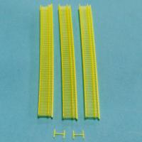5mm 7mm 8mm 9mm jaune élastique en forme de I Nylon aiguille étiquette étiquette broches tressé fin caoutchouc non extensible I-Pin