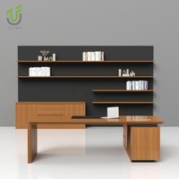 IULTRA Bureau de direction modulaire moderne populaire pour la vente en gros, avec multiples rangements, 3 tiroirs, pour salle de réunion et usage commercial
