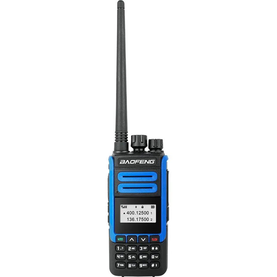 En çok satan uzun menzilli el interkom 10w yüksek güç Dual Band 3 yollu Walkie Talkie