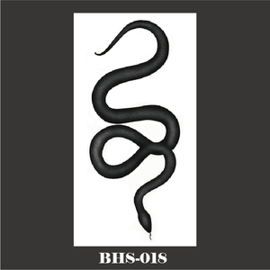 Autocollant de <span class=keywords><strong>tatouage</strong></span> personnalisé <span class=keywords><strong>serpent</strong></span> noir fille chaude à la mode cool garçon corps <span class=keywords><strong>bras</strong></span> autocollant de <span class=keywords><strong>tatouage</strong></span> temporaire - Product Image 3