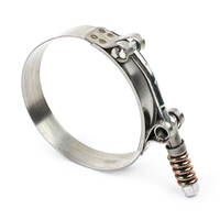 Colliers de serrage à vis en T en acier inoxydable 304, collier de serrage de tuyau à vis en T 108mm-115mm 3.0, collier de serrage de tuyau à vis en T personnalisé OEM