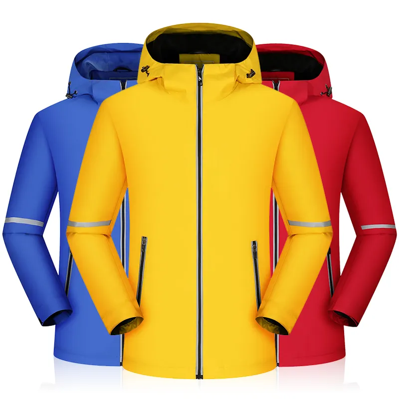 अनुकूलित उच्च गुणवत्ता windproof जैकेट पुरुषों के लिए थोक आकस्मिक ढीला फिट आउटडोर प्लस आकार windbreaker जैकेट के साथ लोगो