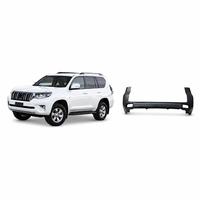 Pare-chocs arrière pour Toyota Land Cruiser Prado LC150, style OEM, remplacement non peint, plastique PP ABS avec découpes pour feux antibrouillard, 4x4