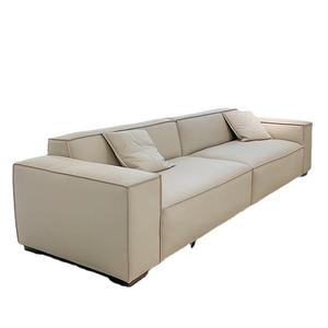 Sofá Italiano Minimalista de Tela Tecnológica, Recto, Cuadrado, Tapizado con Relleno de Espuma, Diseño Artístico, para Sala de Estar - Product Image 5