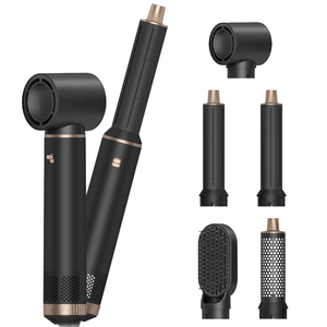 Secador de Cabelo Portátil de Alto Desempenho 5 em 1, Escova de Ar Quente de 1000W, Modelador de Cabelo Automático para Uso em Salão e em Casa - Product Image 1