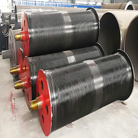 Fabrication sur mesure de tambours de grue en acier, fabricant de tambours de treuil à câble métallique de grand diamètre