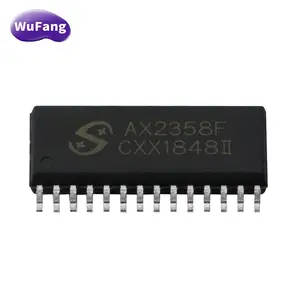 WungFang集成电路ax2358f六通道音量控制电子调节微控制器SOP28集成电路芯片