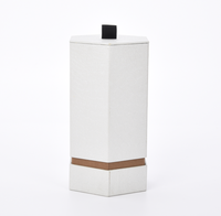 Boîte cosmétique de luxe haut de gamme recyclable en forme d'hexagone Boîte d'emballage de parfum en papier de stratification mat avec logo personnalisé gaufrage impression