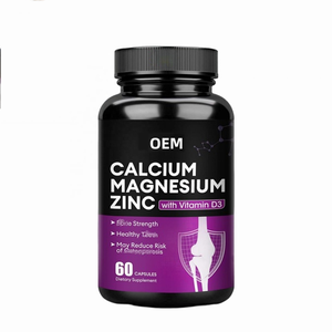 Cápsula multivitamínica herbaria de etiqueta privada OEM, suplemento dietético de calcio, magnesio y zinc - Product Image 1