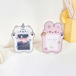 ขาตั้งการ์ตูนพลาสติก PVC รูปทรงพิเศษ ขนาด 3 นิ้ว สำหรับเก็บการ์ดสะสม ตกแต่งได้ ทนทาน ขายส่ง - Product Image 2
