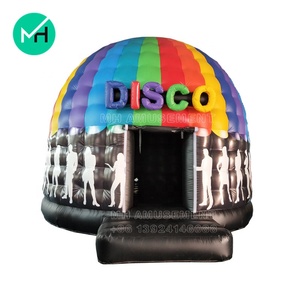 <span class=keywords><strong>Deluxe</strong></span> Heavy-Duty PVC inflable Disco Bouncer House Outdoor Fun Jumping Castle - Product Image 2