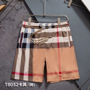 Nouveau short de plage sportif en tissu Oxford tissé, taille mi-haute avec cordon de serrage, couleur unie, pour homme, coupe ample, séchage rapide, respirant, avec poche latérale - Product Image 1