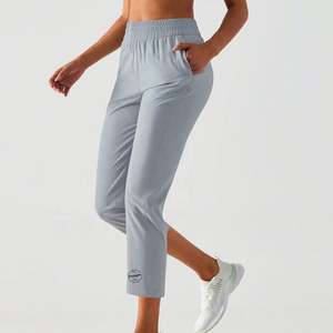 กางเกงลำลองผ้าเฟรนช์เทอร์รี่ใส่สบายสำหรับผู้ชายกางเกงวิ่งโลโก้100% ตามสั่ง - Product Image 2