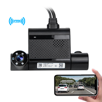 T5 GPS 4G Dash Cam 3 Objectif 1080P Dvr Caméra de voiture Enregistreur de conduite en temps réel 4G WIFI Dvr avec suivi GPS
